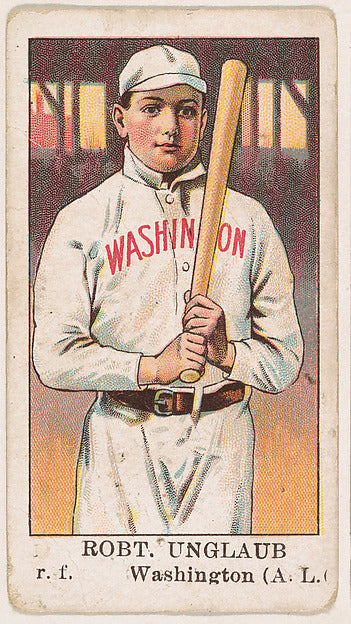 :Robert Unglaub Right Field Washington American League from -16x12"(A3) Poster