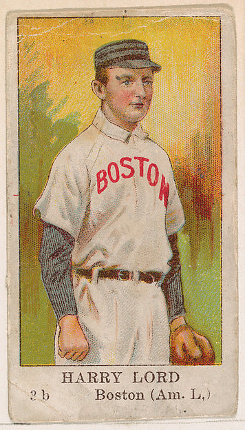 :Harry Lord 2nd Base Boston Red Sox American League from the-16x12"(A3) Poster