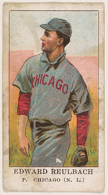 :Edward Reulbach Pitcher Chicago National League from the Ba-16x12"(A3) Poster