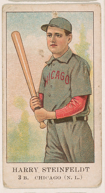 :Harry Steinfeldt 3rd Base Chicago National League from the -16x12"(A3) Poster