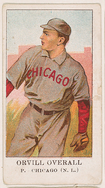 :Orvill Overall Pitcher Chicago National League from the Bas-16x12"(A3) Poster