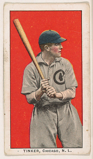 :Tinker Chicago National League from the 30 Ball Players ser-16x12"(A3) Poster