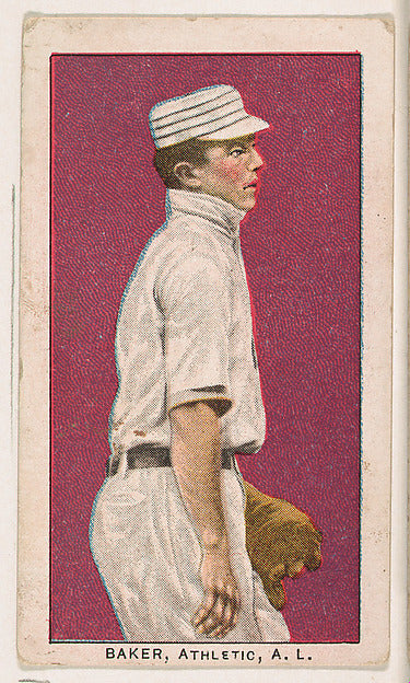 :Baker Athletic American League from the 30 Ball Players ser-16x12"(A3) Poster