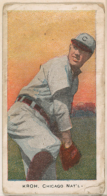 :Kroh Chicago National League from the 30 Ball Players serie-16x12"(A3) Poster