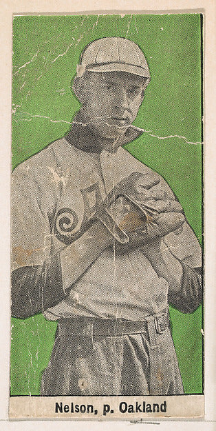 :Nelson Pitcher Oakland Pacific Coast League from the 30 Bal-16x12"(A3) Poster