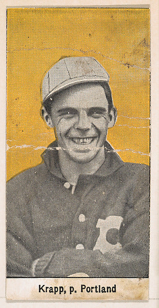 :Krapp Pitcher Portland Pacific Coast League from the 30 Bal-16x12"(A3) Poster