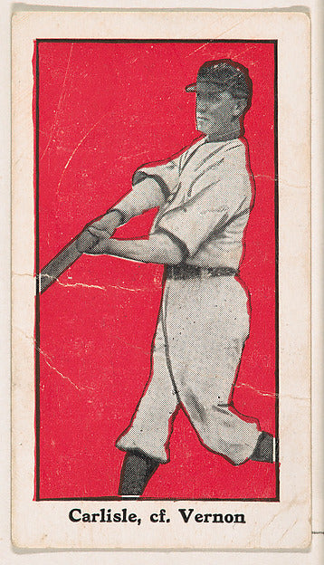 :Carlisle Center Field Vernon from the "30 Ball Players" ser-16x12"(A3) Poster