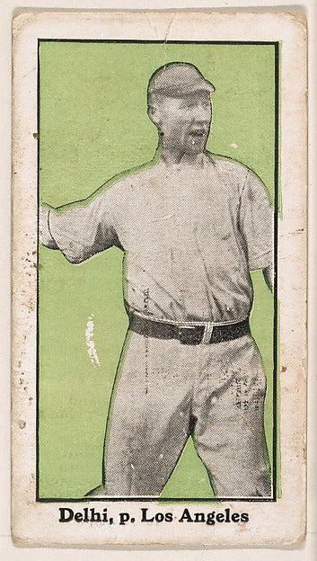 :Delhi Pitcher Los Angeles from the "30 Ball Players" series-16x12"(A3) Poster