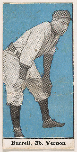 :Burrell 3rd Base Vernon from the "30 Ball Players" series  -16x12"(A3) Poster