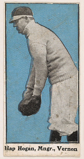 :Hap Hogan Manager Vernon from the "30 Ball Players" series -16x12"(A3) Poster