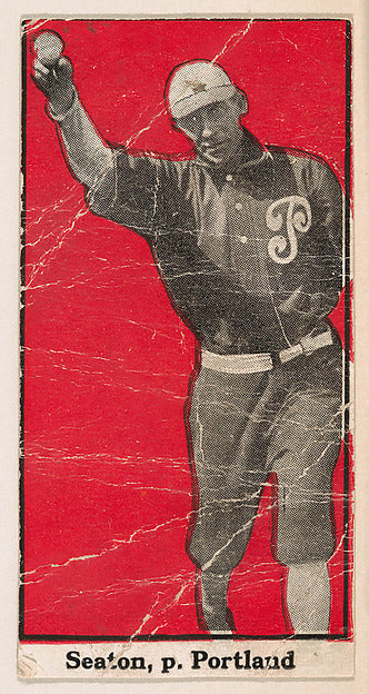 :Seaton Pitcher Portland from the "30 Ball Players" series  -16x12"(A3) Poster