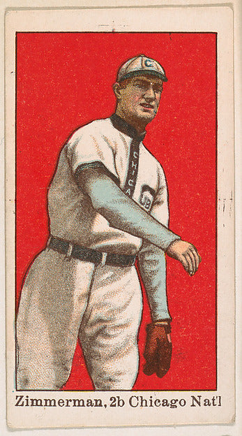 :Zimmerman 2nd Base Chicago National League from the 50 Ball-16x12"(A3) Poster