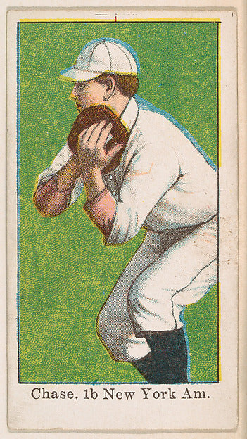 :Chase 1st Base New York American League from the "25 Baseba-16x12"(A3) Poster