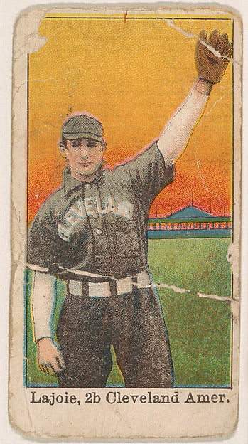 :Lajoie 2nd Base Cleveland American League from the "25 Base-16x12"(A3) Poster