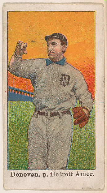 :Donovan Pitcher Detroit American League from the "25 Baseba-16x12"(A3) Poster