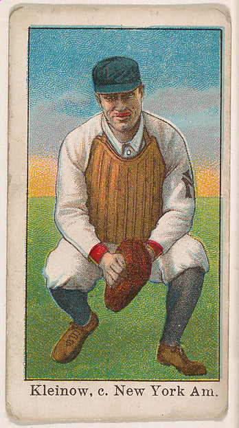 :Kleinow Catcher New York American League from the "25 Baseb-16x12"(A3) Poster