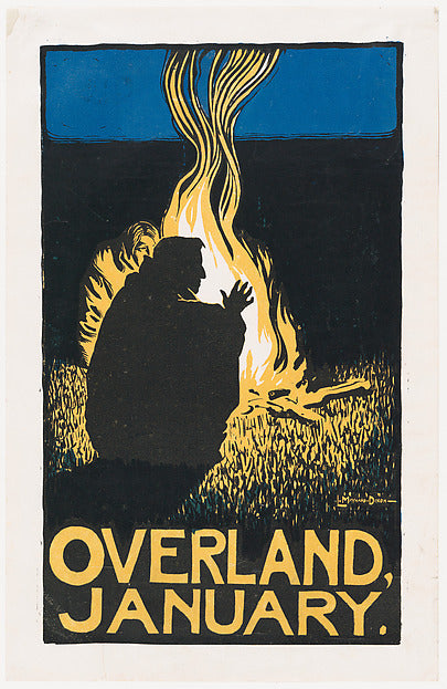 Overland: January 1896-Lafayette Maynard Dixon,16x12"(A3)Poster