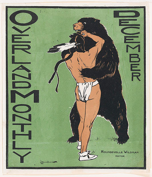 Overland Monthly: December 1895-Lafayette Maynard Dixon,16x12"(A3)Poster
