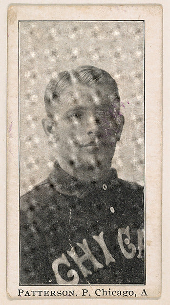 :Patterson Pitcher Chicago American League from the "Promine-16x12"(A3) Poster