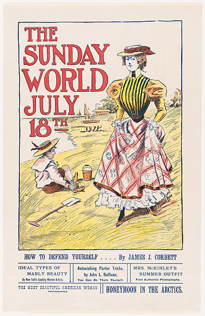 The Sunday World: July 18th c1897-F. Gilbert Edge, Poster Print