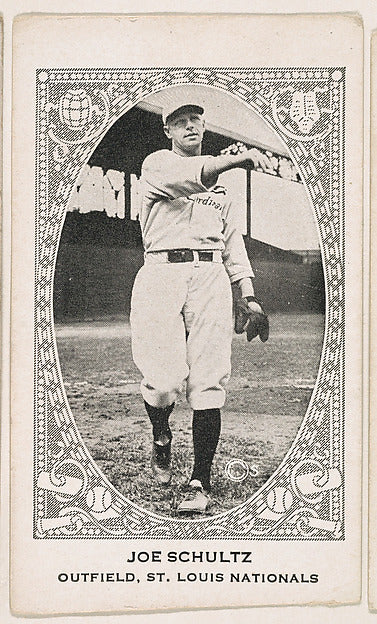 :Joe Schultz Outfield St. Louis Nationals from the American -16x12"(A3) Poster