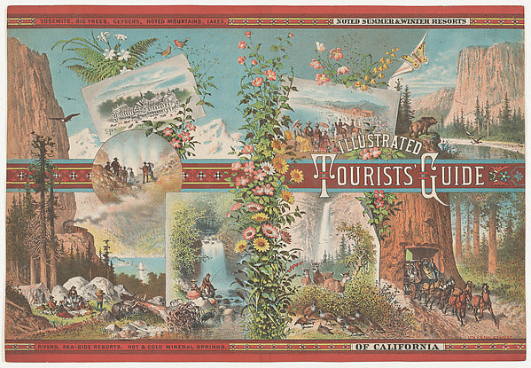 Emmanuel Wyttenbach:Book cover to an Illustrated Tourist Gui-16x12"(A3) Poster