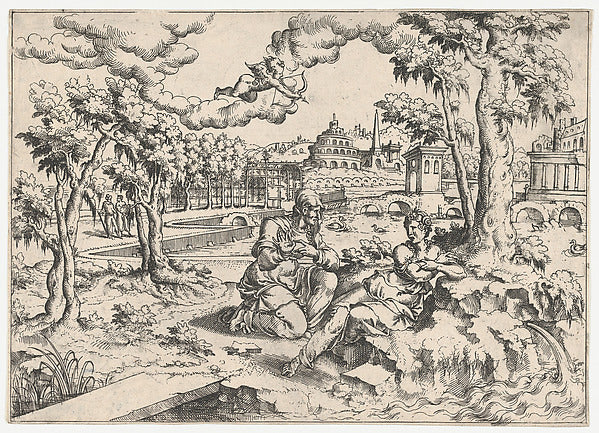 Anonymous, French, 16th century, After Jean Cousin the Young-16x12"(A3) Poster