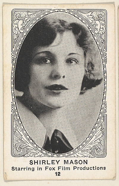 :Card 12 Shirley Mason Starring in Fox Film Productions from-16x12"(A3) Poster
