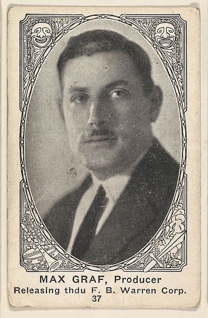 :Card 37 Max Graf Producer Releasing through F.B. Warren Cor-16x12"(A3) Poster