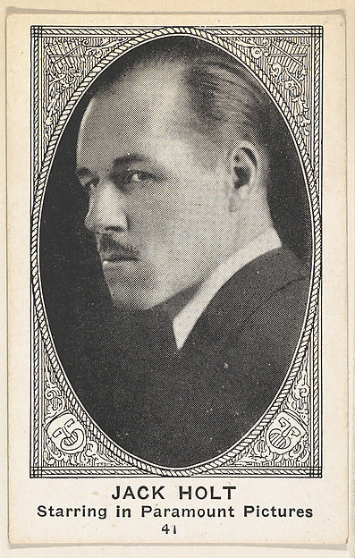 :Card 41 Jack Holt Starring in Paramount Pictures from the M-16x12"(A3) Poster