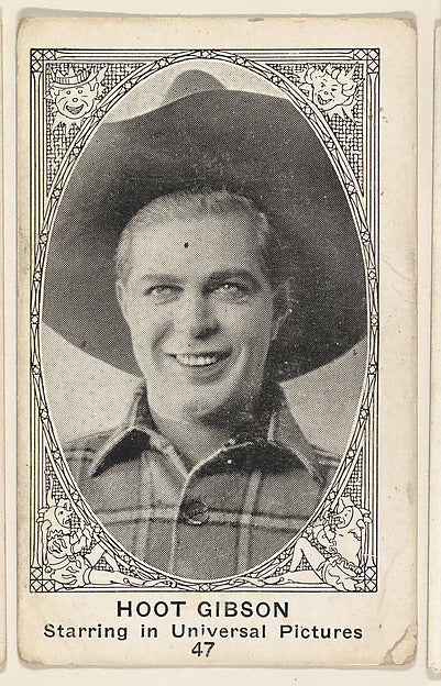 :Card 47 Hoot Gibson Starring in Universal Pictures from the-16x12"(A3) Poster