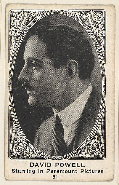 :Card 51 David Powell Starring in Paramount Pictures from th-16x12"(A3) Poster