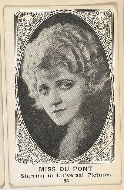 :Card 64 Miss Du Pont Starring in Universal Pictures from th-16x12"(A3) Poster