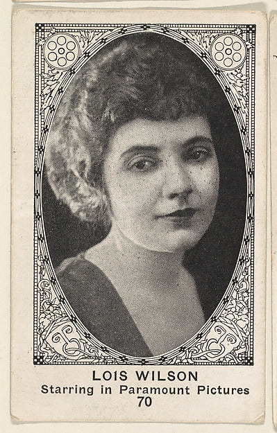 :Card 70 Lois Wilson Starring in Paramount Pictures from the-16x12"(A3) Poster