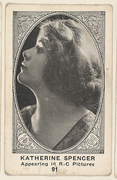 :Card 91 Katherine Spencer Appearing in R-C Pictures from th-16x12"(A3) Poster