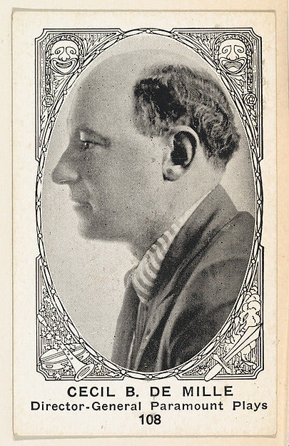:Card 108 Cecil B. de Mille Director-General Paramount Plays-16x12"(A3) Poster