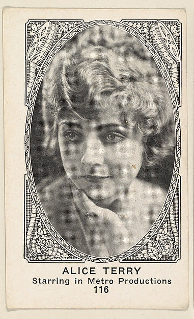 :Card 116 Alice Terry Starring in Metro Productions from the-16x12"(A3) Poster
