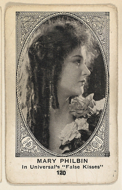 :Card 120 Mary Philbin in Universal's "False Kisses " from t-16x12"(A3) Poster