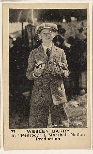 Original film still copyright by M.B.S.C. Co.:Card 77 Wesley-16x12"(A3) Poster