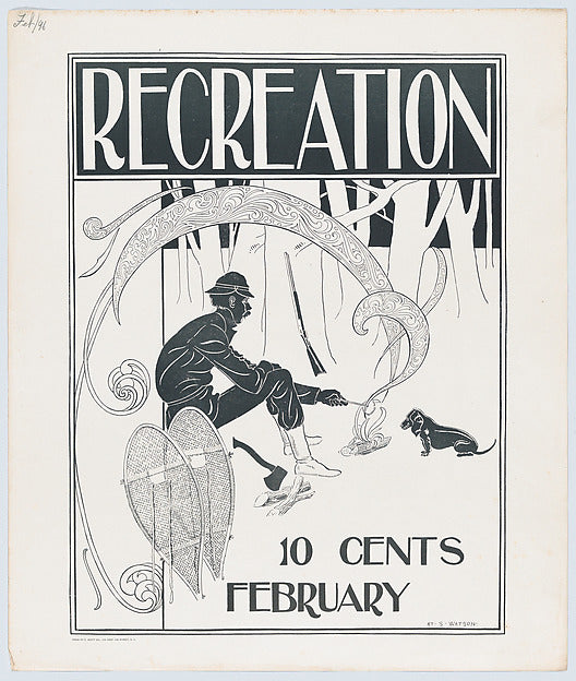 Recreation: February n.d.-Henry Sumner Watson, Poster Print