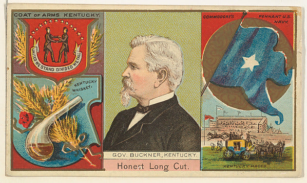 :Governor Buckner Kentucky from "Governors Arms Etc." series-16x12"(A3) Poster