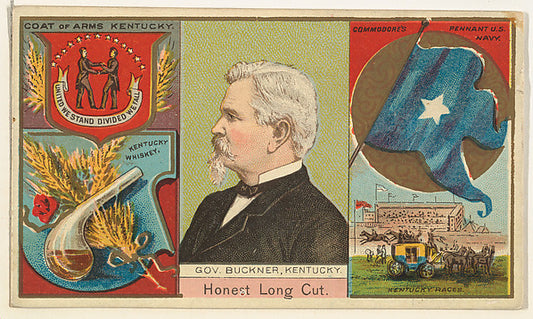 :Governor Buckner Kentucky from "Governors Arms Etc." series-16x12"(A3) Poster