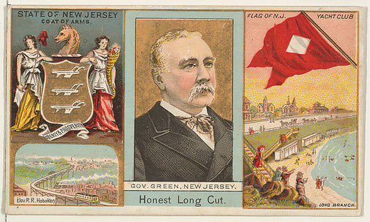 :Governor Green New Jersey from "Governors Arms Etc." series-16x12"(A3) Poster