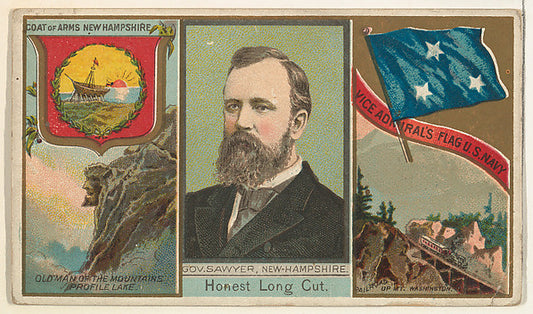 :Governor Sawyer New Hampshire from "Governors Arms Etc." se-16x12"(A3) Poster