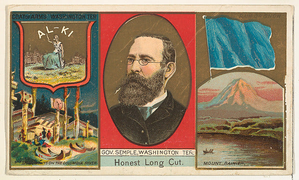 :Governor Semple Washington Territory from "Governors Arms E-16x12"(A3) Poster