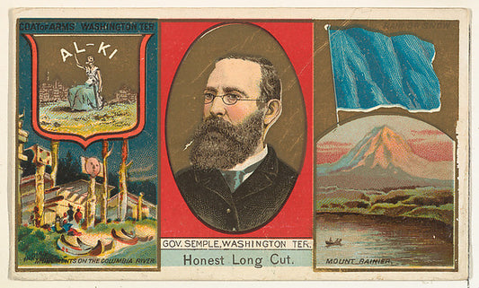 :Governor Semple Washington Territory from "Governors Arms E-16x12"(A3) Poster