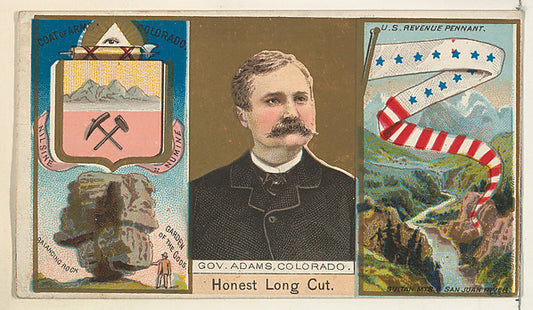 :Governor Adams Colorado from "Governors Arms Etc." series  -16x12"(A3) Poster