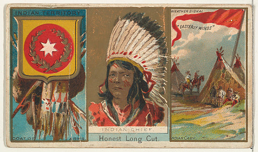 :Indian Chief from "Governors Arms Etc." series  issued by D-16x12"(A3) Poster