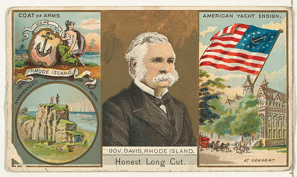 :Governor Davis Rhode Island from "Governors Arms Etc." seri-16x12"(A3) Poster