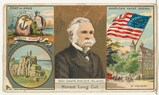 :Governor Davis Rhode Island from "Governors Arms Etc." seri-16x12"(A3) Poster